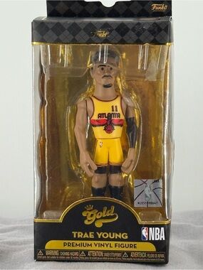Funko Gold Trae Young Yellow & Black Atlanta Hawks Vinyl Figure